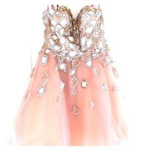Blush Homecoming/Prom Dress